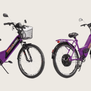 Bicicleta Elétrica - Confort - 800w - Violeta - Duos Bikes (1)